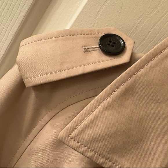 Coach Authentic Blush Trench Coat with Belted Waist Size Large - Picture 14 of 16